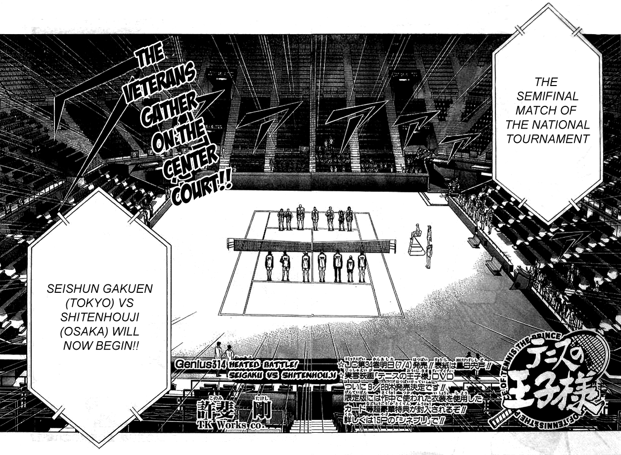 Prince of Tennis Chapter 314 page 4 - Chapter 314: Heated Battle! Seigaku Vs Shitenhouji