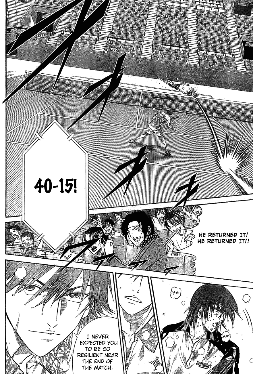 Prince of Tennis Chapter 317 page 8 - Chapter 317: Desperate Fuji