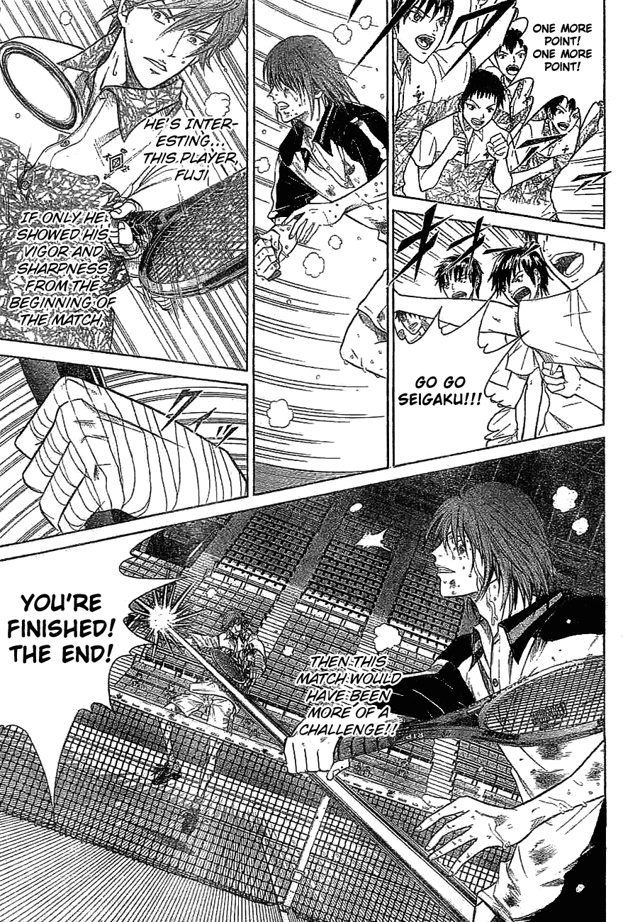 Prince of Tennis Chapter 317 page 9 - Chapter 317: Desperate Fuji