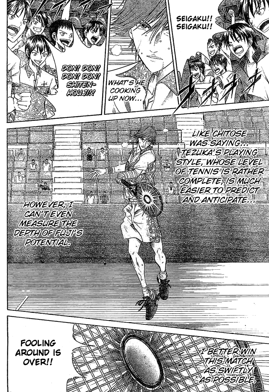 Prince of Tennis Chapter 318 page 14 - Chapter 318: Bible Vs. Genius