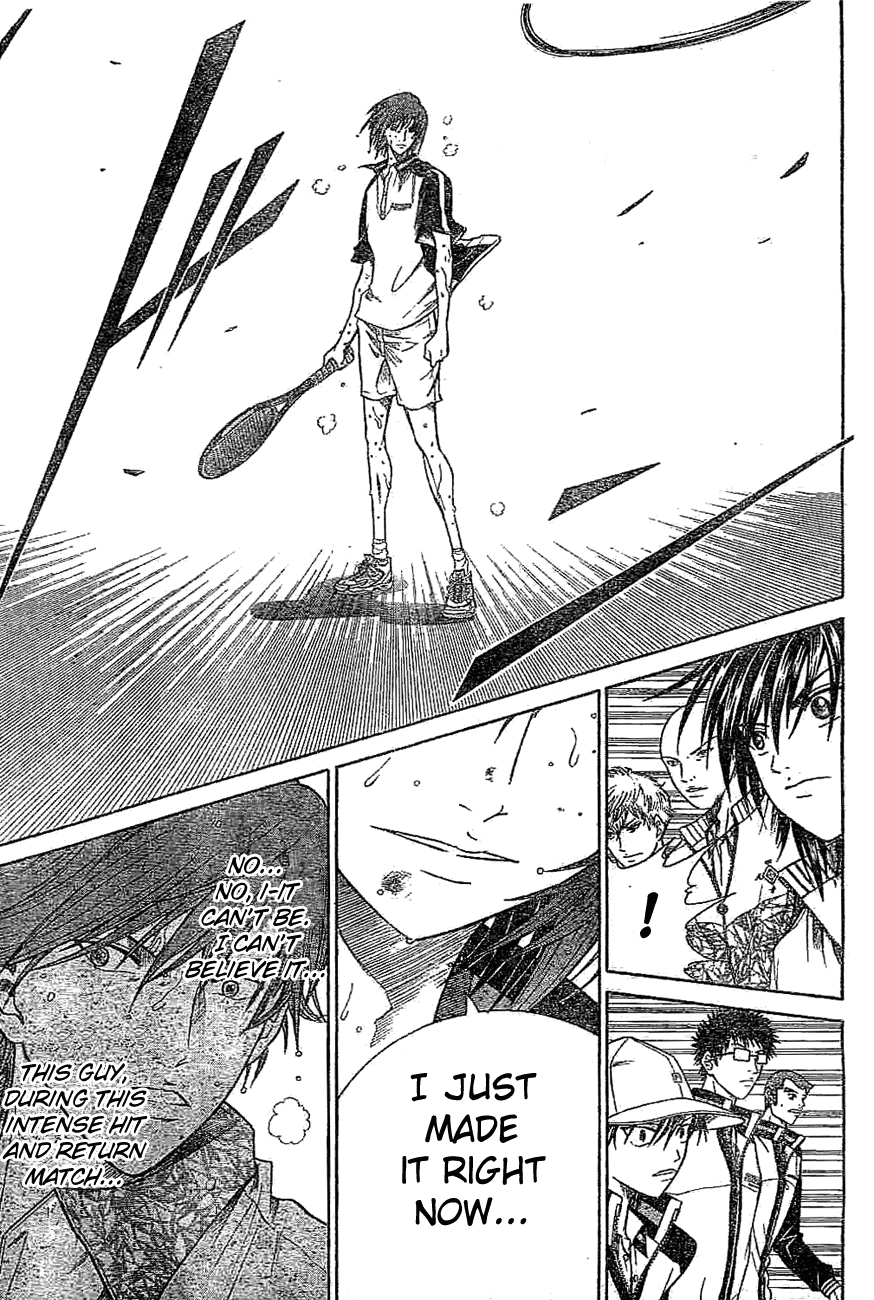 Prince of Tennis Chapter 318 page 15 - Chapter 318: Bible Vs. Genius