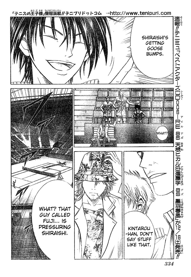 Prince of Tennis Chapter 319 page 10 - Chapter 319: The Gate Has Been Tightly Shut