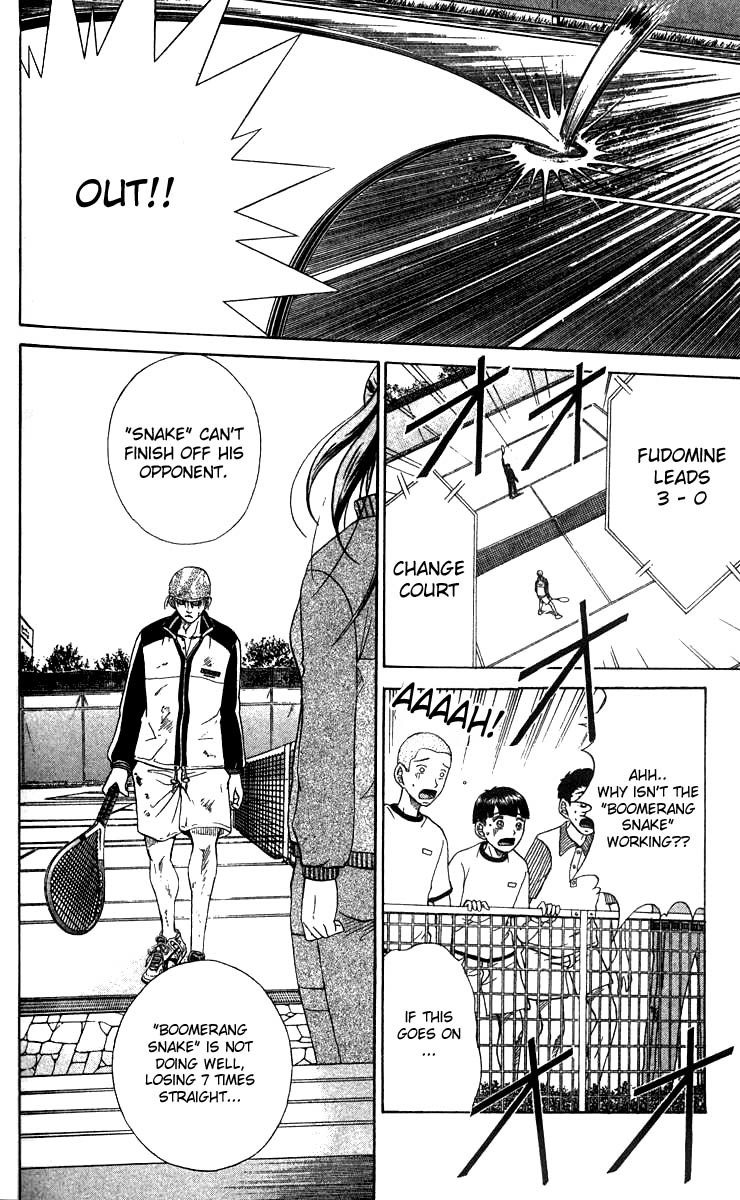 Prince of Tennis Chapter 32 page 10 - Chapter 32: Boomerang Snake...