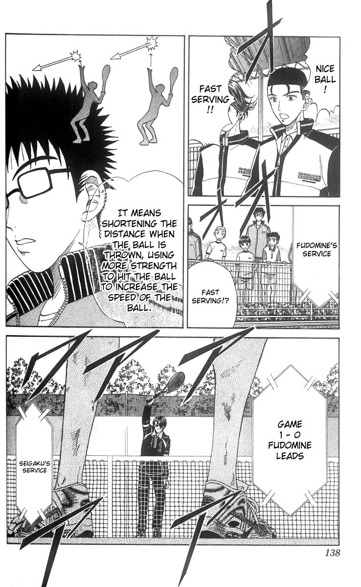 Prince of Tennis Chapter 32 page 6 - Chapter 32: Boomerang Snake...