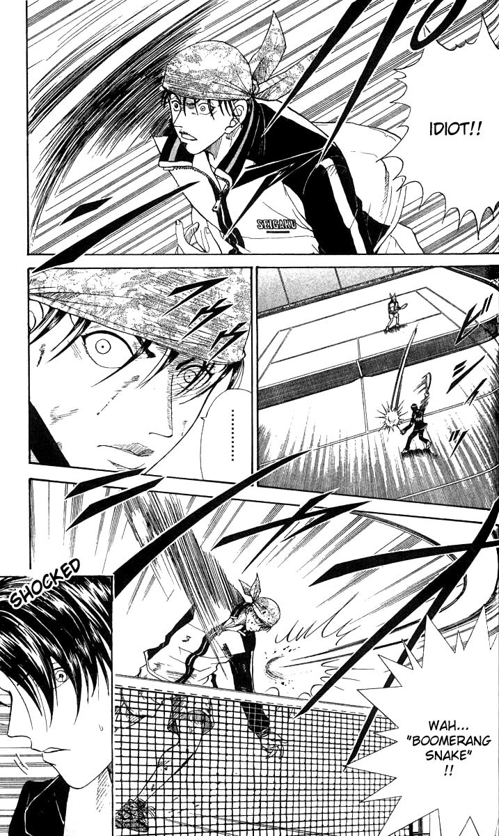 Prince of Tennis Chapter 32 page 7 - Chapter 32: Boomerang Snake...
