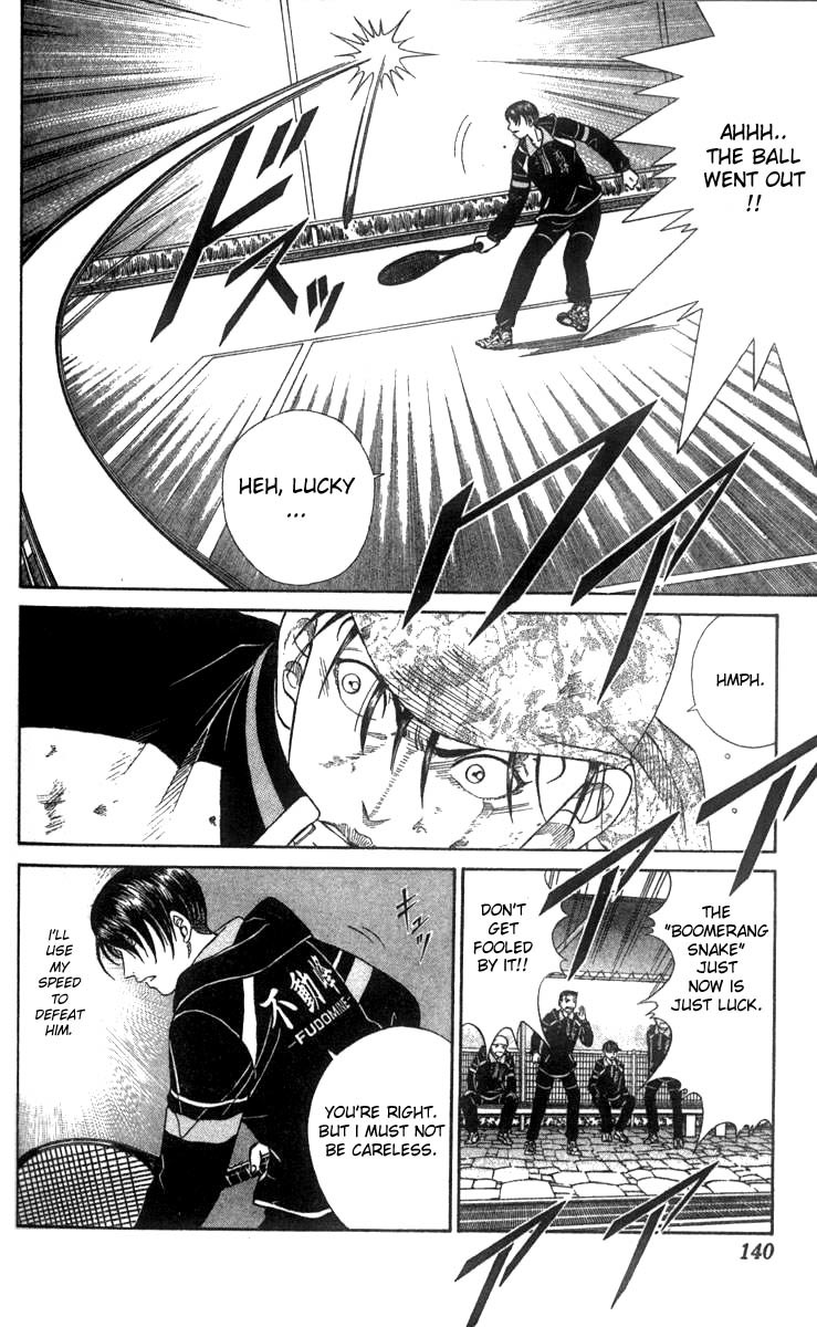 Prince of Tennis Chapter 32 page 8 - Chapter 32: Boomerang Snake...
