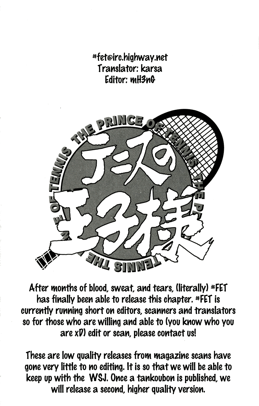 Prince of Tennis Chapter 320 page 17 - Chapter 320: My Time