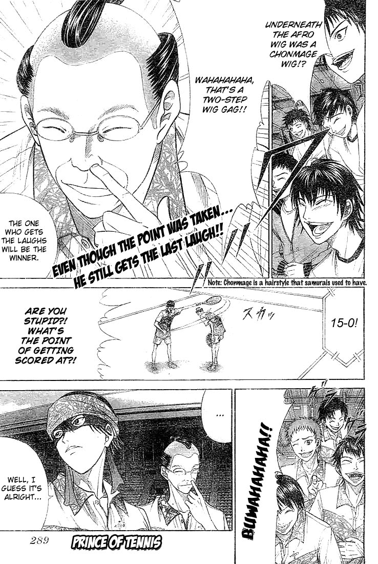 Prince of Tennis Chapter 323 page 1 - Chapter 323: Comedy Prince