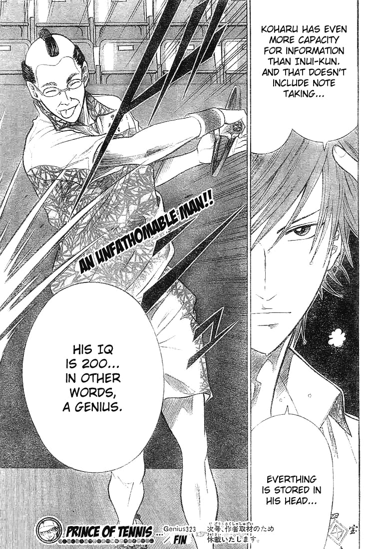 Prince of Tennis Chapter 323 page 15 - Chapter 323: Comedy Prince