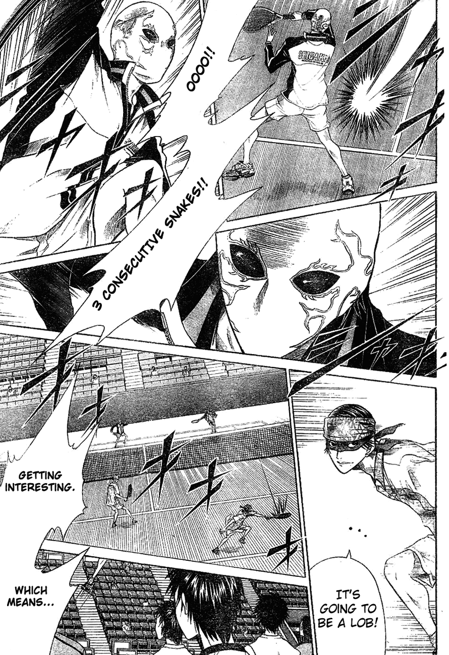 Prince of Tennis Chapter 324 page 13 - Chapter 324: Acquire A Poker Face!!