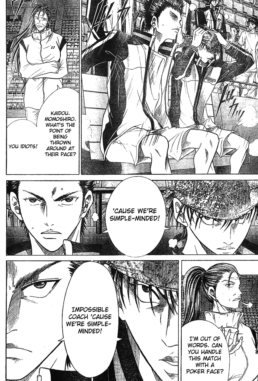 Prince of Tennis Chapter 324 page 8 - Chapter 324: Acquire A Poker Face!!