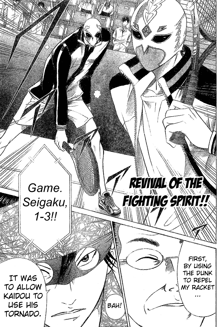 Prince of Tennis Chapter 325 page 1 - Chapter 325: Be Stubborn!!