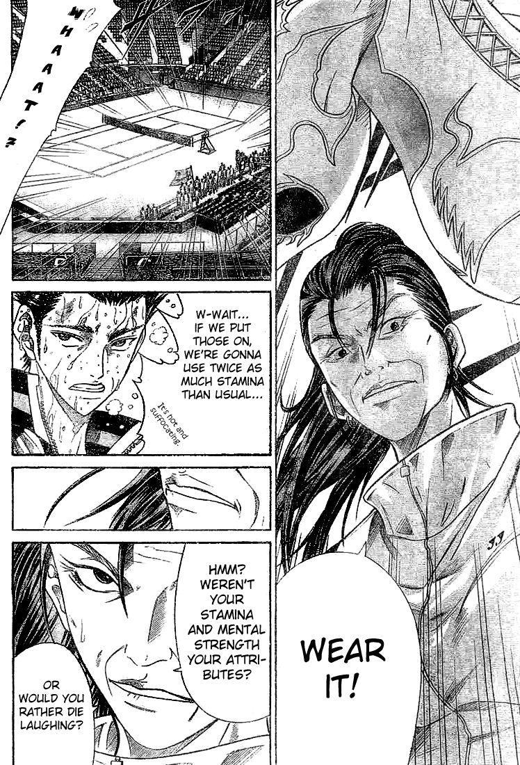 Prince of Tennis Chapter 325 page 10 - Chapter 325: Be Stubborn!!