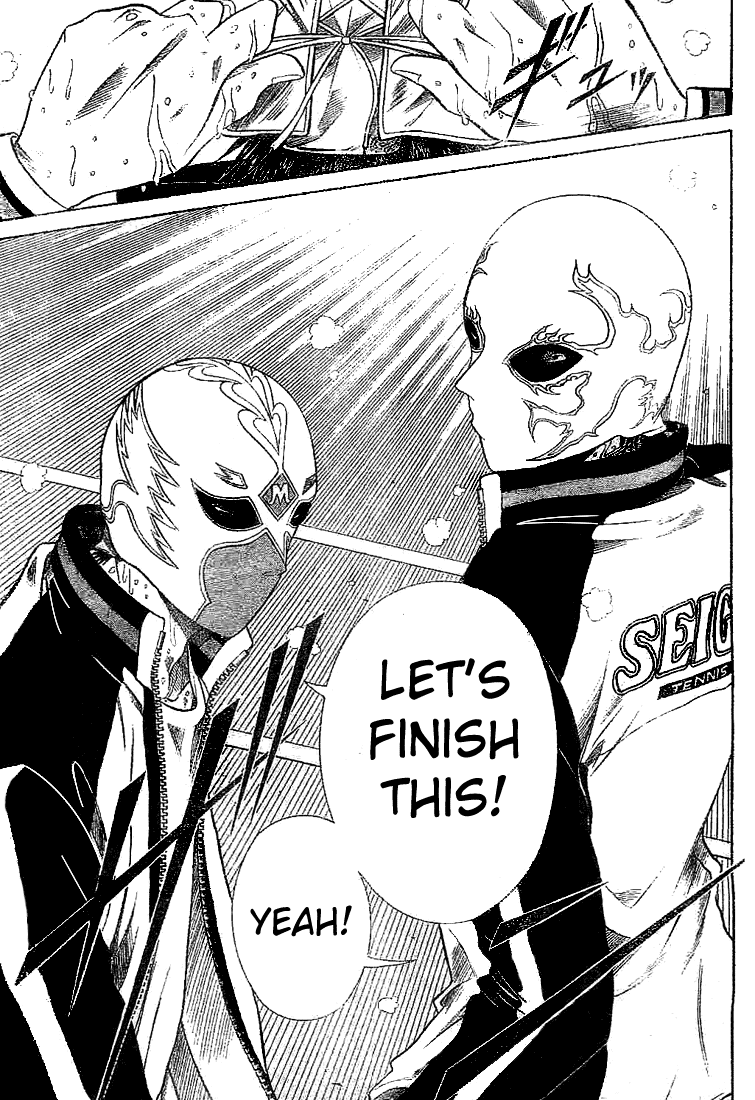 Prince of Tennis Chapter 325 page 11 - Chapter 325: Be Stubborn!!