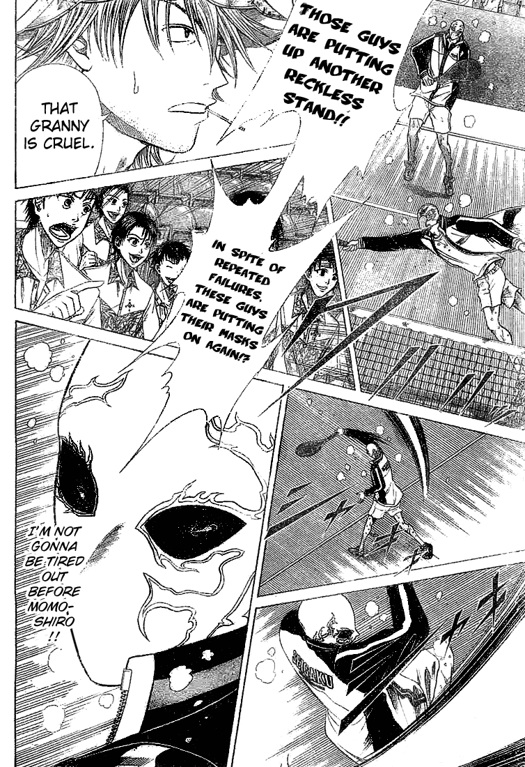 Prince of Tennis Chapter 325 page 12 - Chapter 325: Be Stubborn!!