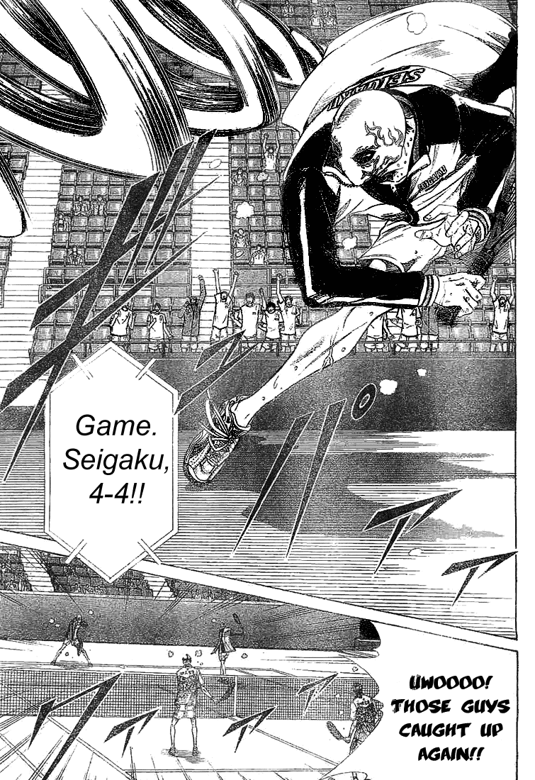 Prince of Tennis Chapter 325 page 13 - Chapter 325: Be Stubborn!!