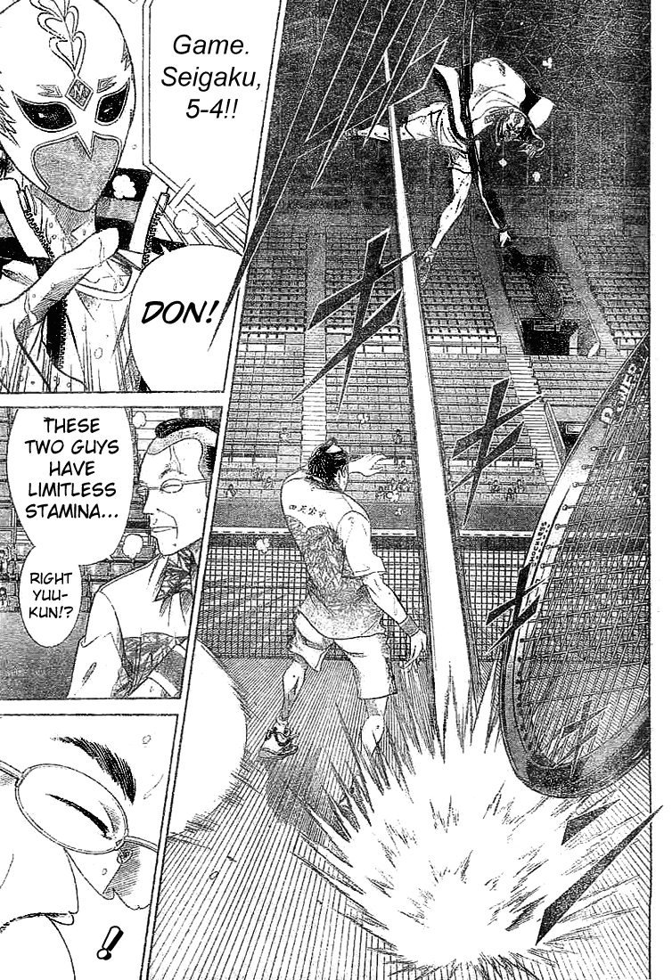 Prince of Tennis Chapter 325 page 15 - Chapter 325: Be Stubborn!!
