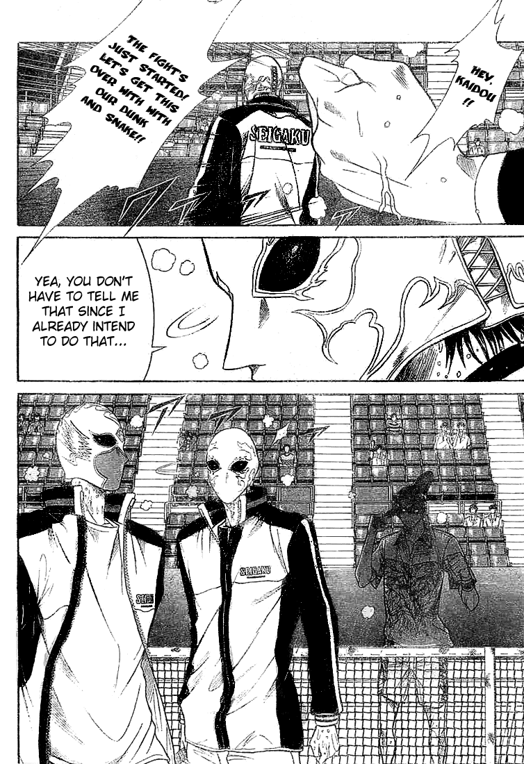 Prince of Tennis Chapter 325 page 16 - Chapter 325: Be Stubborn!!