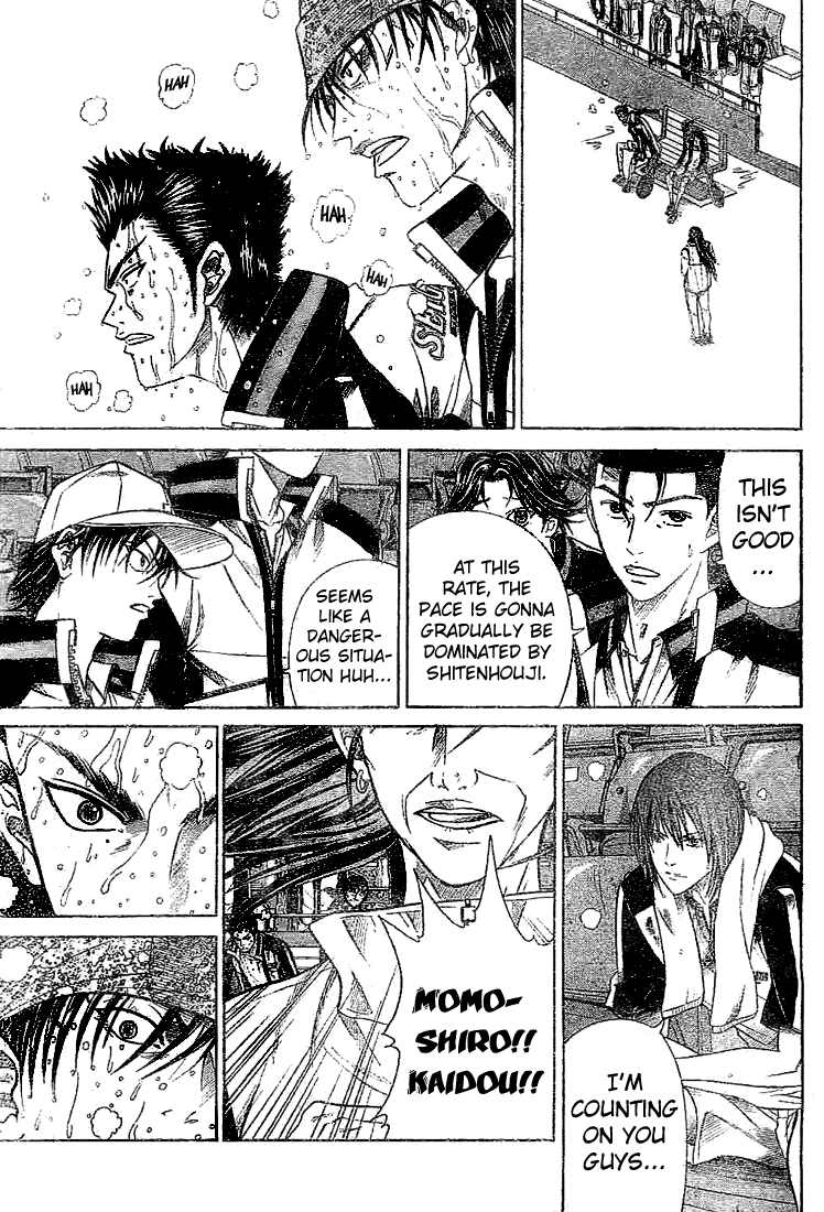 Prince of Tennis Chapter 325 page 9 - Chapter 325: Be Stubborn!!