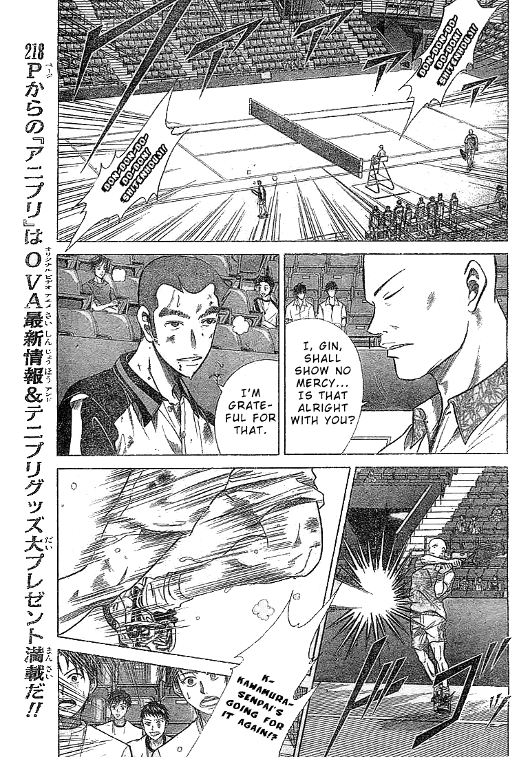 Prince of Tennis Chapter 329 page 5 - Chapter 329: Seigaku's Extra Baggage