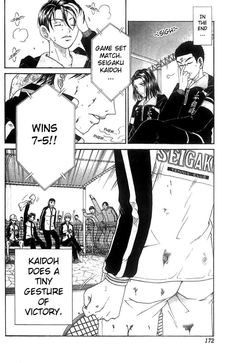 Prince of Tennis Chapter 33 page 19 - Chapter 33: A Tiny Gesture Of Victory