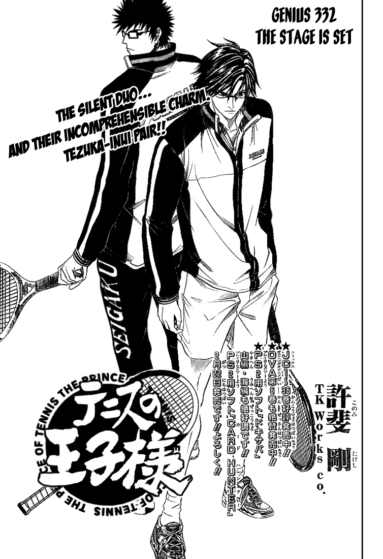 Prince of Tennis Chapter 332 page 3 - Chapter 332: The Stage Is Set