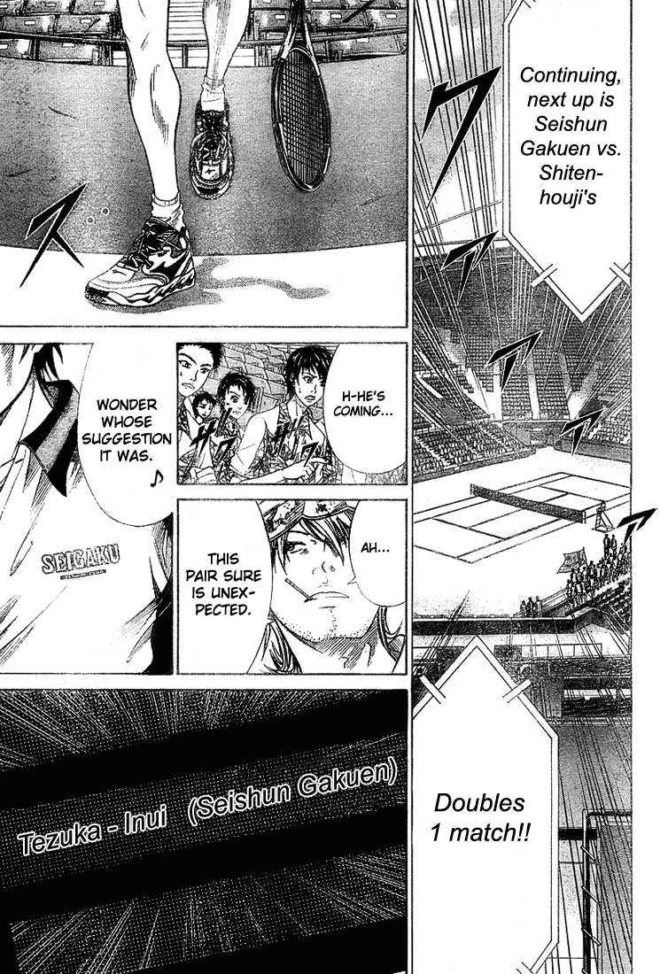 Prince of Tennis Chapter 332 page 5 - Chapter 332: The Stage Is Set