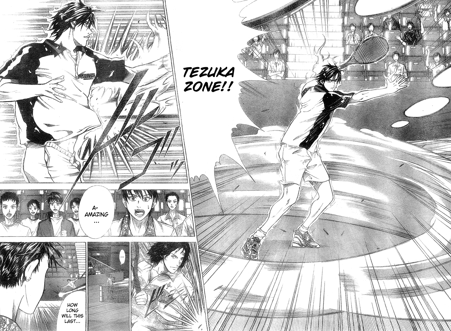 Prince of Tennis Chapter 333 page 12 - Chapter 333: Hyaku Ren Jitoku Vs Saikikanpatsu