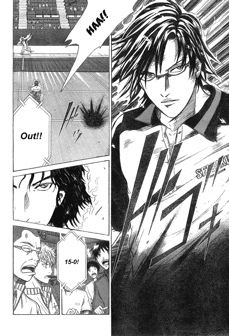 Prince of Tennis Chapter 333 page 17 - Chapter 333: Hyaku Ren Jitoku Vs Saikikanpatsu
