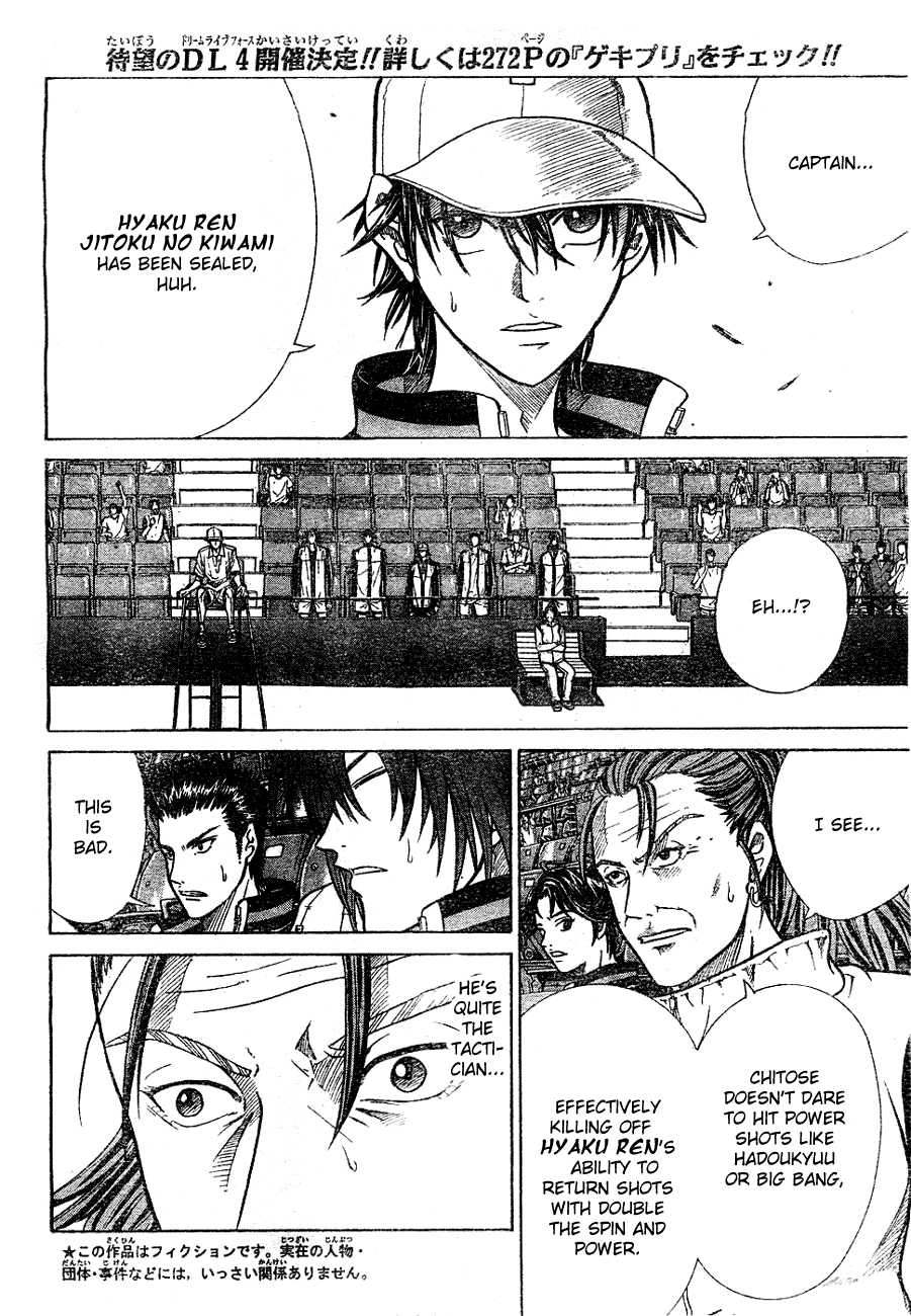 Prince of Tennis Chapter 334 page 5 - Chapter 334: Absolute Prediction