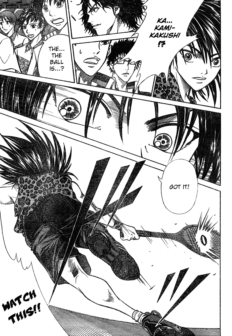 Prince of Tennis Chapter 337 page 4 - Chapter 337: Fierce Battle! 1-Point Match Echizen Ryoma Vs Tooyama Kintarou
