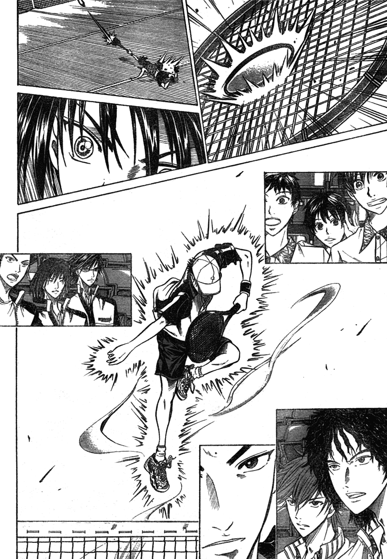 Prince of Tennis Chapter 337 page 9 - Chapter 337: Fierce Battle! 1-Point Match Echizen Ryoma Vs Tooyama Kintarou