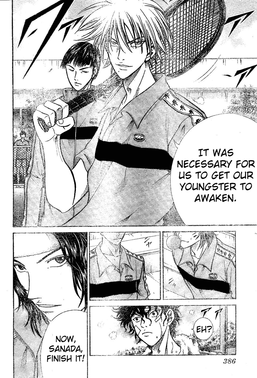 Prince of Tennis Chapter 339 page 2 - Chapter 339: The Whereabouts Of The One-Point Match