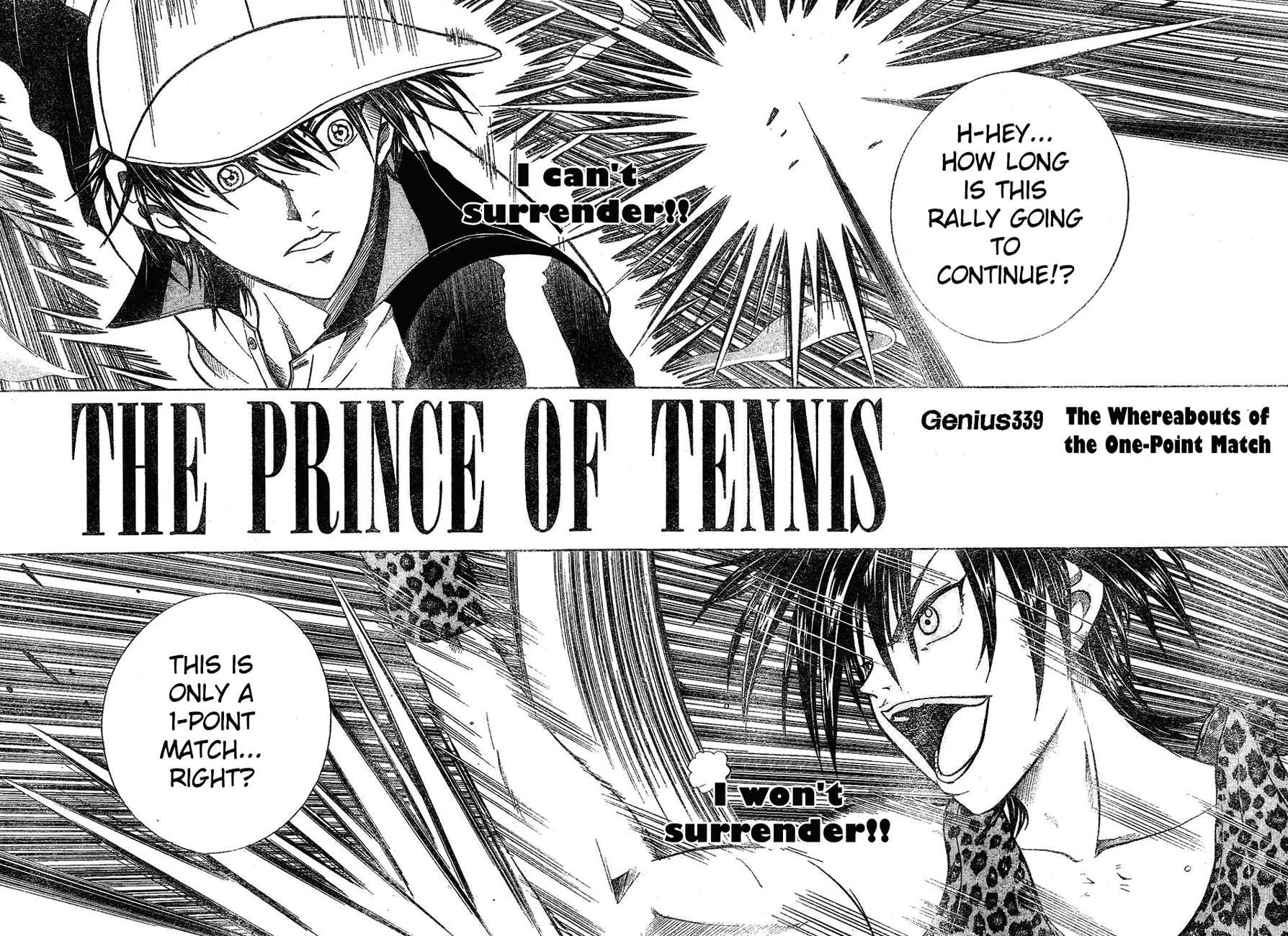 Prince of Tennis Chapter 339 page 4 - Chapter 339: The Whereabouts Of The One-Point Match