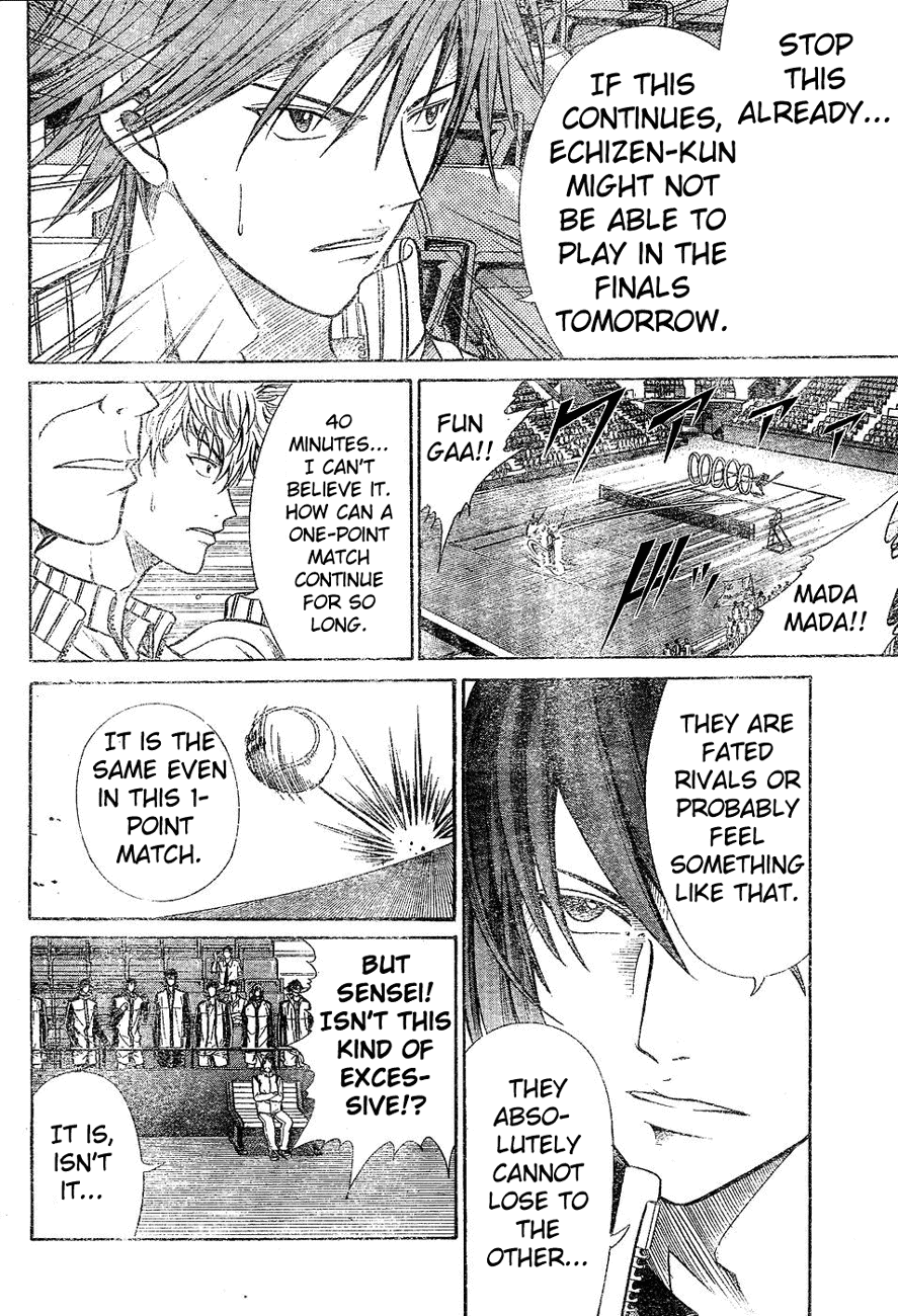 Prince of Tennis Chapter 339 page 5 - Chapter 339: The Whereabouts Of The One-Point Match