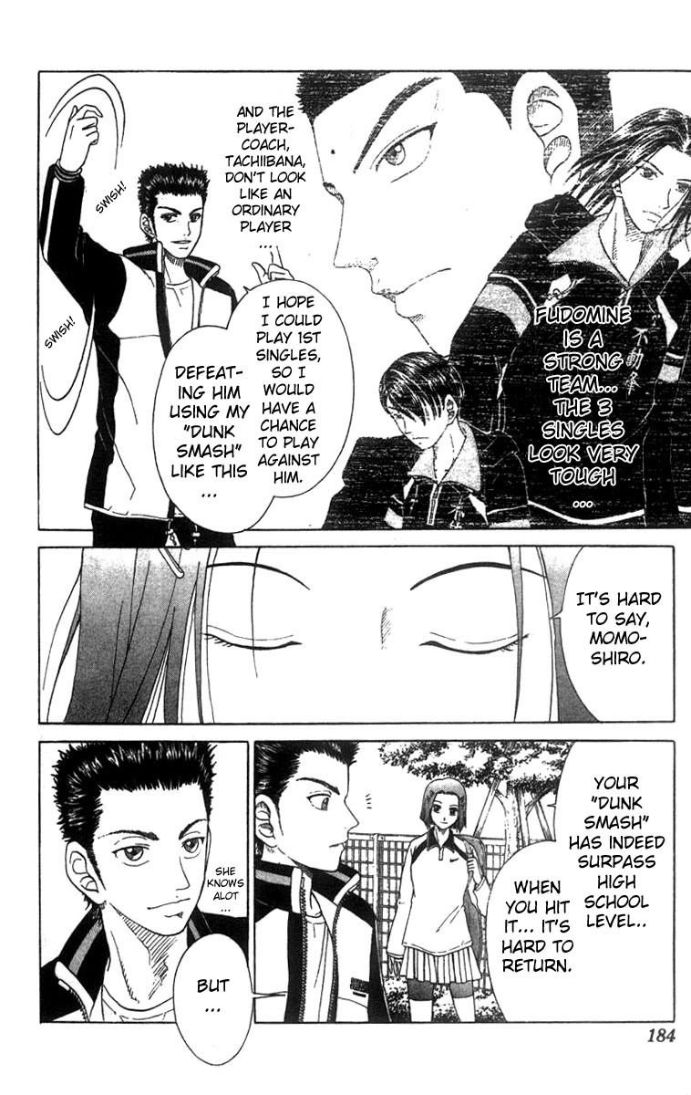 Prince of Tennis Chapter 34 page 12 - Chapter 34: Ryoma Echizen The Official Single's Runoff