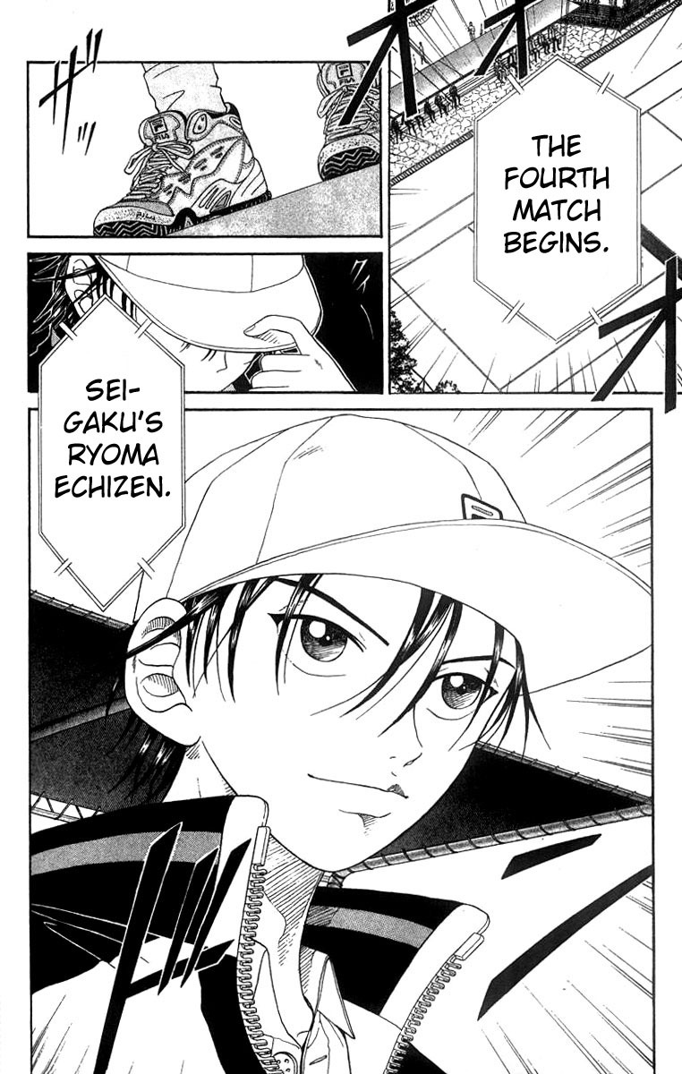 Prince of Tennis Chapter 34 page 14 - Chapter 34: Ryoma Echizen The Official Single's Runoff