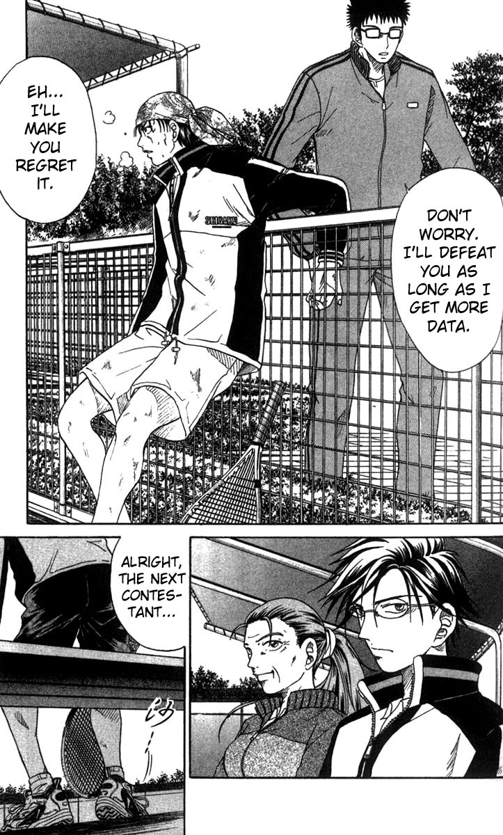 Prince of Tennis Chapter 34 page 5 - Chapter 34: Ryoma Echizen The Official Single's Runoff