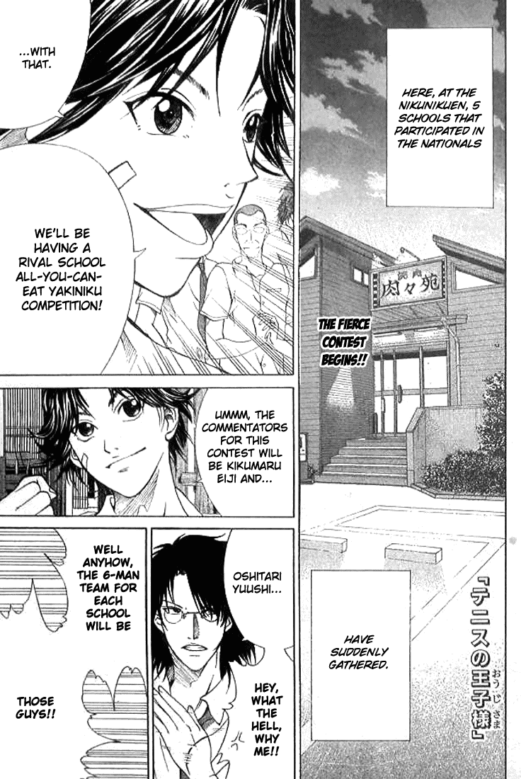 Prince of Tennis Chapter 342 page 1 - Chapter 342: Outbreak! Yakiniku Battle!!