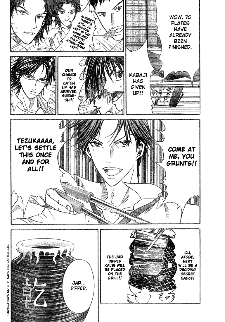 Prince of Tennis Chapter 344 page 14 - Chapter 344: Farewell, Yakiniku Sauce ~ The Golden Flavor ~