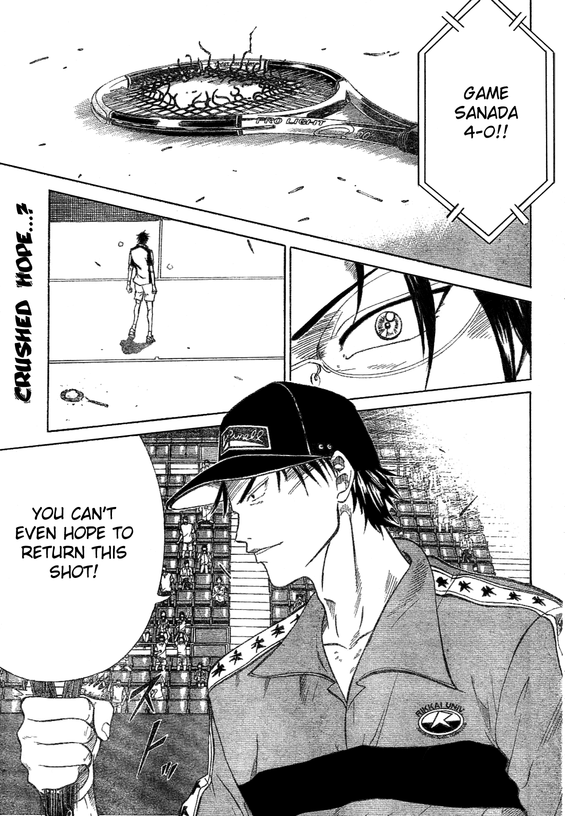 Prince of Tennis Chapter 349 page 1 - Chapter 349: Defeated Tezuka Zone