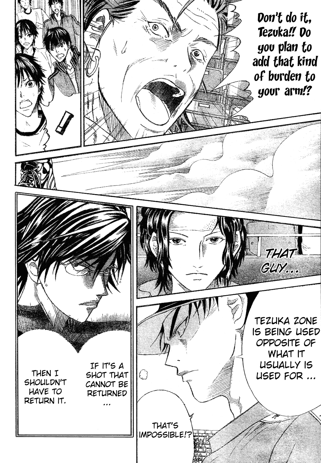 Prince of Tennis Chapter 349 page 14 - Chapter 349: Defeated Tezuka Zone