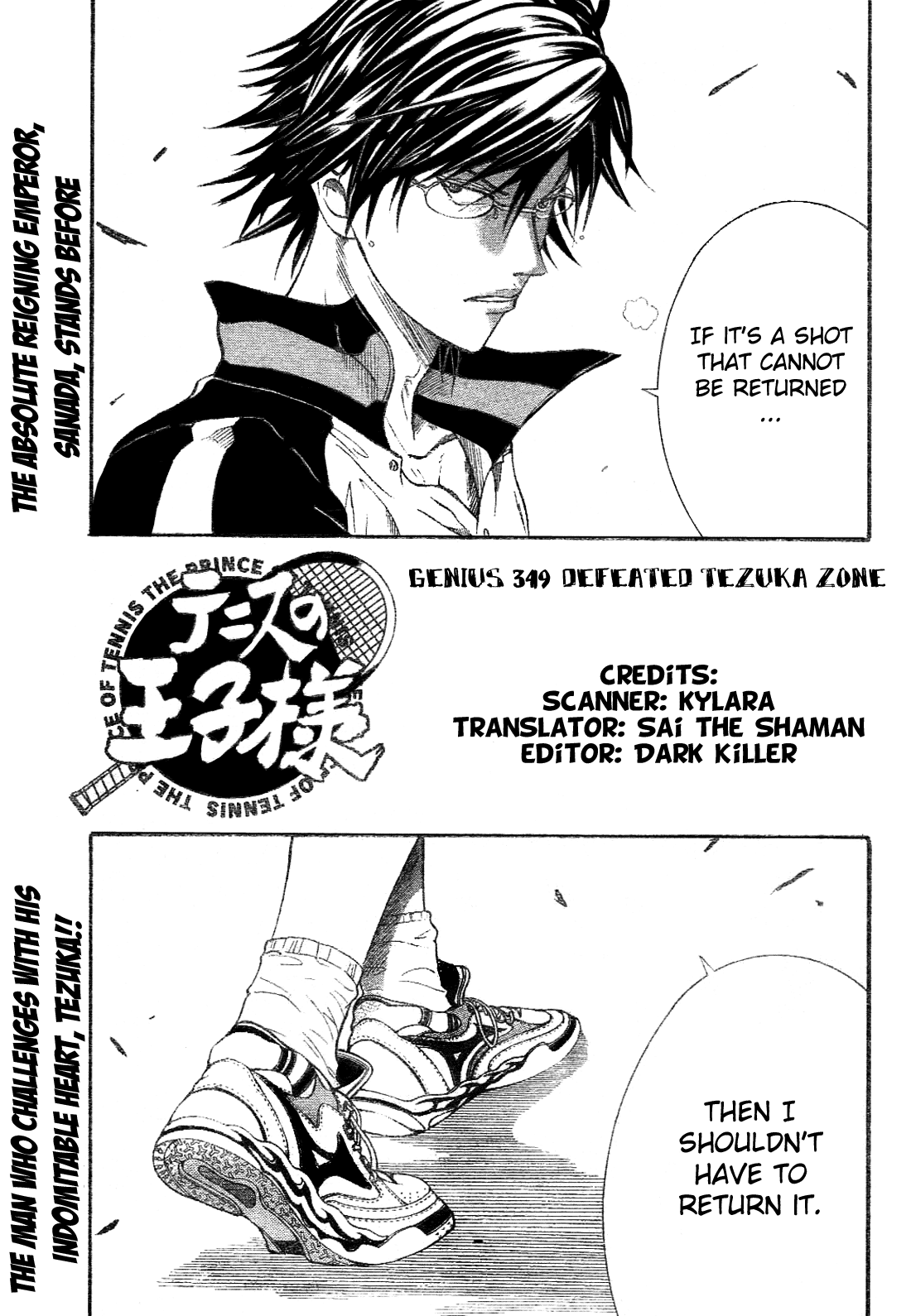 Prince of Tennis Chapter 349 page 3 - Chapter 349: Defeated Tezuka Zone