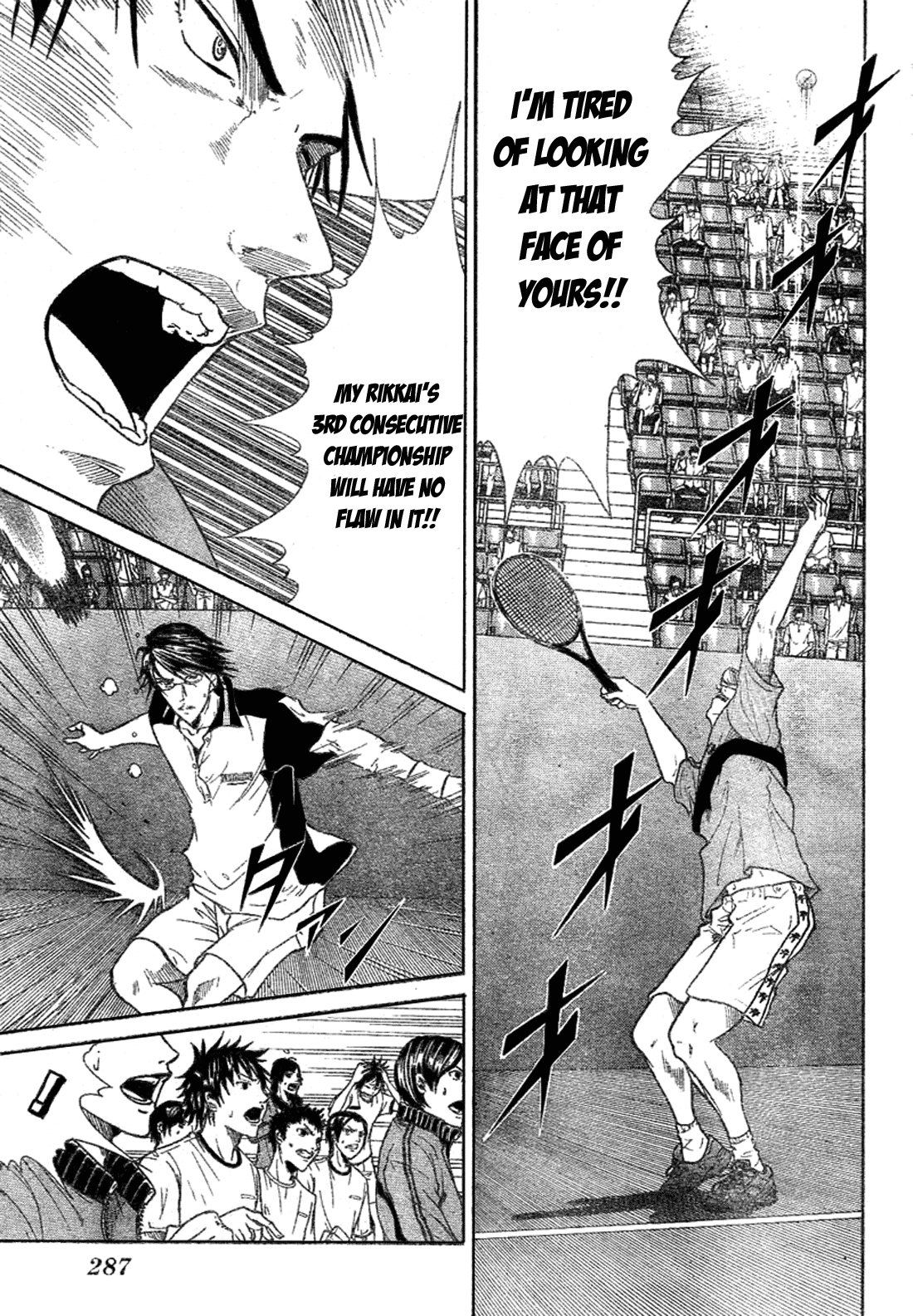 Prince of Tennis Chapter 349 page 5 - Chapter 349: Defeated Tezuka Zone