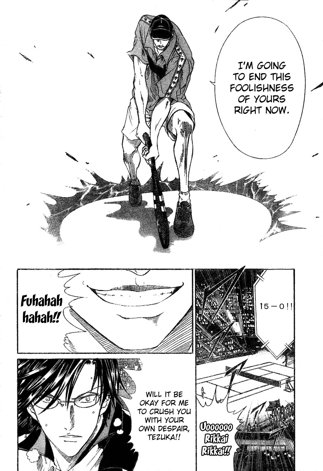 Prince of Tennis Chapter 349 page 7 - Chapter 349: Defeated Tezuka Zone