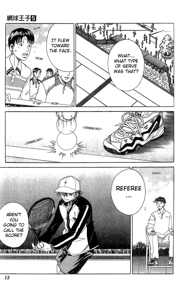 Prince of Tennis Chapter 35 page 9 - Chapter 35: Scared to Death!