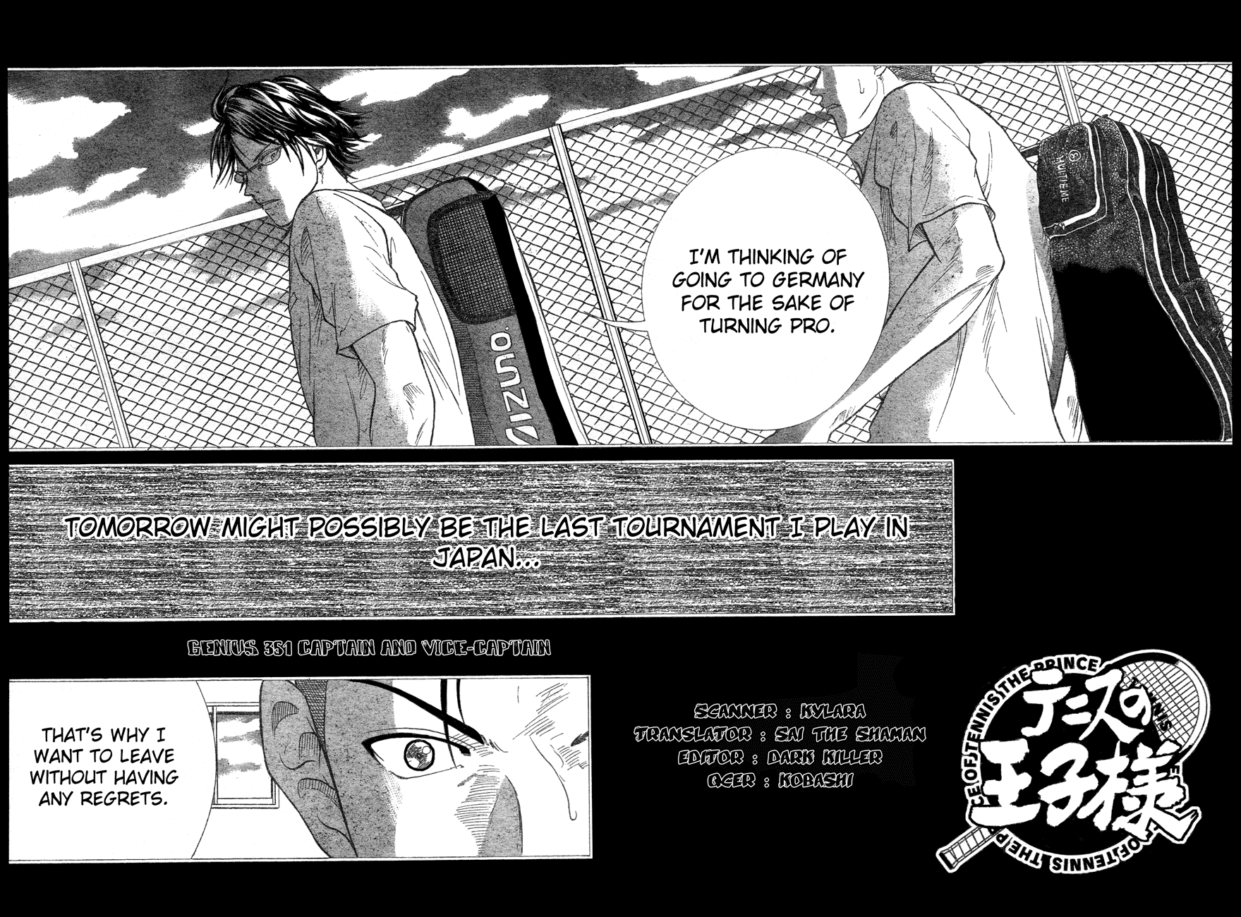 Prince of Tennis Chapter 351 page 4 - Chapter 351: The Captain And The Vice Captain