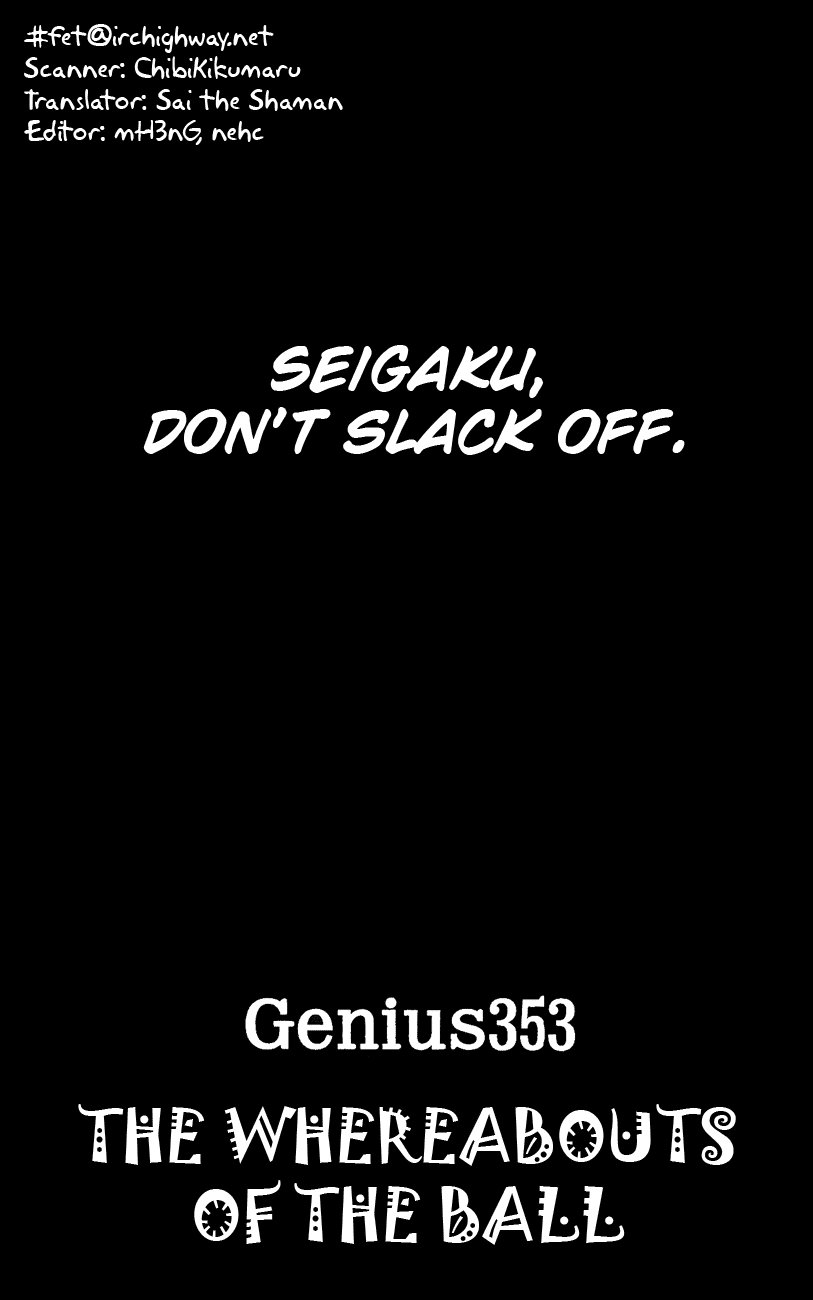 Prince of Tennis Chapter 353 page 3 - Chapter 353: The Whereabouts Of The Ball