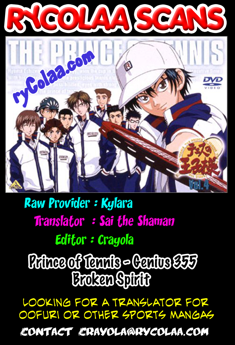 Prince of Tennis Chapter 355 page 14 - Chapter 355: Broken Spirit