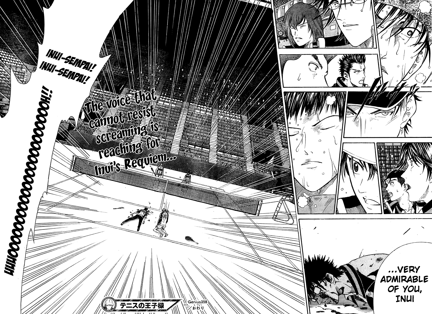 Prince of Tennis Chapter 358 page 15 - Chapter 358: Kadio Awakens